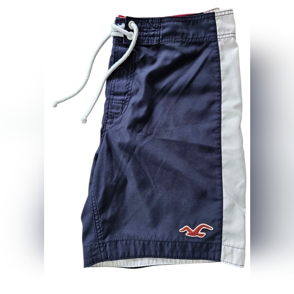 Hollister Men's Color Block Board Swim Shorts - Size XL - Picture 3 of 5